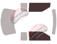 Gabarit vitrage - kit vitres avant - Cadillac Eldorado (11) Coupé 2 portes (1992 - 2002)