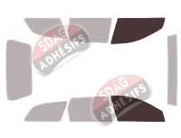 Gabarit vitrage - kit vitres avant - Chevrolet Optra (1) Break 5 portes (2002 - 2010)