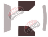 Gabarit vitrage - kit vitres avant - Chevrolet S-10 (1) Simple Cab Pick-up 2 portes (1982 - 1993)