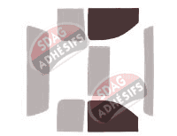 Gabarit vitrage - kit vitres avant - Chevrolet Silverado (2) Extended Cab Pick-up 2 portes (2007 - 2013)