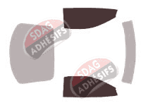 Gabarit vitrage - kit vitres avant - Dodge Stealth Coupé 2 portes (1991 - 1996)