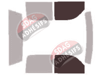 Gabarit vitrage - kit vitres avant - Gmc Sierra (2) Crew Cab Pick-up 4 portes (1999 - 2006)