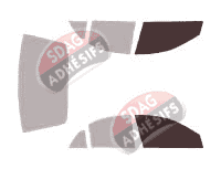 Gabarit vitrage - kit vitres avant - Lincoln LS Berline 4 portes (2003 - 2006) Gabarit vitrage - kit vitres avant - Lincoln LS Berline 4 portes (2003 - 2006)