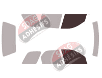 Gabarit vitrage - kit vitres avant - Fiat Palio (1) Weekend Break 5 portes (1996 - 2004)