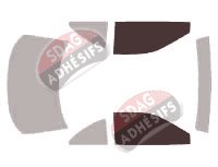 Gabarit vitrage - kit vitres avant - Lincoln Mark (8) Coupé 2 portes (1993 - 1998)