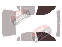 Gabarit vitrage - kit vitres avant - Acura RL Berline 4 portes (1996 - 2004)