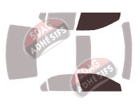Gabarit vitrage - kit vitres avant - Acura TSX (2) Berline 4 portes (2008 - 2017)