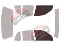 Gabarit vitrage - kit vitres avant - Mercury Grand Marquis (3) Berline 4 portes (1997 - 1999)