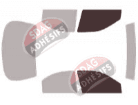 Gabarit vitrage - kit vitres avant - Mercury Mystique Berline 4 portes (1995 - 2000)