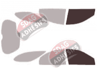 Gabarit vitrage - kit vitres avant - Mercury Sable (3) Wagon 5 portes (1996 - 2005)