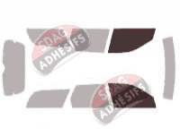 Gabarit vitrage - kit vitres avant - Saturn L-Series Break 5 portes (2000 - 2006)