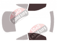 Gabarit vitrage - kit vitres avant - Saturn SC1 - SC2 Coupé 3 portes (1996 - 2002)