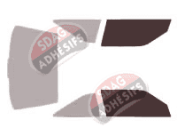Gabarit vitrage - kit vitres avant - Pontiac Sunbird Coupé 2 portes (1988 - 1994)