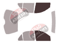 Gabarit vitrage - kit vitres avant - Pontiac Sunfire (1) Berline 4 portes (1995 - 2005)