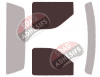 Gabarit vitrage - kit vitres avant - Ford F-Series (10) Simple Cab Pick-up 2 portes (1997 - 2003)