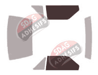 Gabarit vitrage - kit vitres avant - Ford Mustang (3) Coupe 3 portes (1979 - 1993)