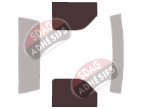 Gabarit vitrage - kit vitres avant - Ford Ranger (2) Simple Cab Pick-up 2 portes (1993 - 1997)