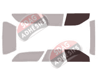 Gabarit vitrage - kit vitres avant - Ford Taurus (2) Wagon 5 portes (1990 - 1995)