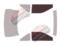 Gabarit vitrage - kit vitres avant - Ford Thunderbird (10) Coupé 2 portes (1989 - 1997)