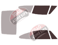 Gabarit vitrage - kit vitres avant - Porsche 911 (4) Coupe 2 portes (1994 - 1997) Gabarit vitrage - kit vitres avant - Porsche 911 (4) Coupe 2 portes (1994 - 1997)