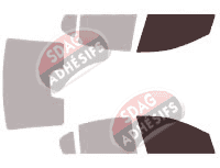 Gabarit vitrage - kit vitres avant - Holden Commodore (4) Sedan Berline 4 portes (2006 - 2013)
