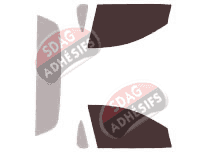 Gabarit vitrage - kit vitres avant - Holden Commodore (3) Pick-up 2 portes (2000 - 2006)