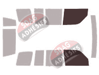 Gabarit vitrage - kit vitres avant - Holden Jackaroo & monterrey 5 portes (1991 - 2003)