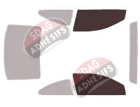 Gabarit vitrage - kit vitres avant - Holden Monaro Coupé 2 portes (2001 - 2006)