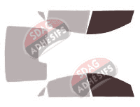 Gabarit vitrage - kit vitres avant - Holden Statesman Sedan Berline 4 portes (2006 - 2017)