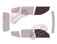 Gabarit vitrage - kit vitres avant - Kia Borrego 5 portes (2008 - 2019)