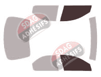 Gabarit vitrage - kit vitres avant - Chrysler Stratus Berline 4 portes (1995 - 2001)