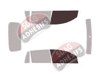 Gabarit vitrage - kit vitres avant - Daihatsu Sirion 5 portes (2003 - 2012)