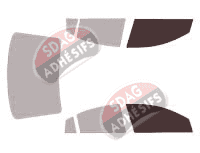 Gabarit vitrage - kit vitres avant - Mazda Atenza Berline 4 portes (2007 - 2012)