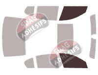 Gabarit vitrage - kit vitres avant - Bmw Serie 7 / i7 (5) Berline 4 portes (2008 - 2015) Gabarit vitrage - kit vitres avant - Bmw Serie 7 / i7 (5) Berline 4 portes (2008 - 2015)