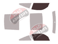 Gabarit vitrage - kit vitres avant - Porsche 911 (6) Targa Coupe 2 portes (2005 - 2014) Gabarit vitrage - kit vitres avant - Porsche 911 (6) Targa Coupe 2 portes (2005 - 2014)