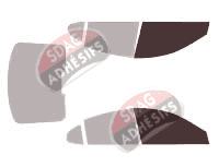 Gabarit vitrage - kit vitres avant - Proton Gen-2 5 portes (2004 - 2013)