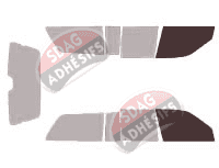 Gabarit vitrage - kit vitres avant - Holden Commodore (2) Wagon Break 5 portes (1988 - 1997) Gabarit vitrage - kit vitres avant - Holden Commodore (2) Wagon Break 5 portes (1988 - 1997)