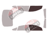 Gabarit vitrage - kit vitres avant - Audi A5 (1) Sportback 5 portes (2009 - 2017)