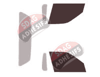Gabarit vitrage - kit vitres avant - Holden Commodore (2) Pick-up 2 portes (1994 - 2000)