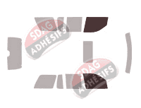 Gabarit vitrage - kit vitres avant - Ford Explorer (3) 5 portes (2001 - 2006)