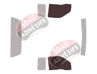 Gabarit vitrage - kit vitres avant - Ford F-Series (11) Extended Cab Pick-up 2 portes (2003 - 2008)