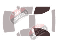 Gabarit vitrage - kit vitres avant - Ford Fusion (1) Berline 4 portes (2004 - 2010)