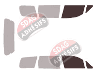 Gabarit vitrage - kit vitres avant - Honda Odyssey (1) 5 portes (1995 - 1998)