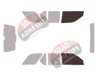 Gabarit vitrage - kit vitres avant - Honda Passport (2) 5 portes (1998 - 2005) Gabarit vitrage - kit vitres avant - Honda Passport (2) 5 portes (1998 - 2005)