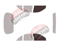 Gabarit vitrage - kit vitres avant - Hyundai Sonata (3) Berline 4 portes (1993 - 1998)