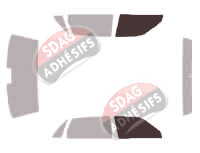 Gabarit vitrage - kit vitres avant - Jaguar XJ (4) Berline 4 portes (1986 - 1994)