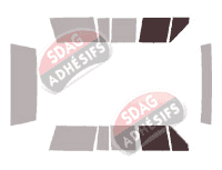 Gabarit vitrage - kit vitres avant - Jeep Cherokee (2) 5 portes (1984 - 2001)
