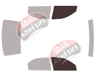 Gabarit vitrage - kit vitres avant - Kia Magentis Berline 4 portes (2000 - 2006)