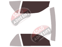 Gabarit vitrage - kit vitres avant - Bmw Serie 3 (3) Cabriolet 2 portes (1994 - 1999)