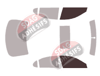 Gabarit vitrage - kit vitres avant - Lexus ES (4) Berline 4 portes (2002 - 2006) Gabarit vitrage - kit vitres avant - Lexus ES (4) Berline 4 portes (2002 - 2006)